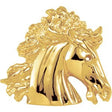 14K Gold The Magnificent Lipizzaner Pendant - Yellow Gold
