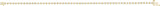 18K Gold Round Natural Diamond Line Bracelet - Yellow Gold - view 2