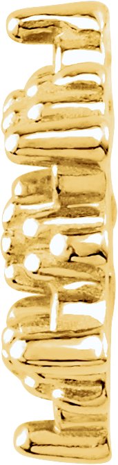 14K Gold Natural Diamond Halo-Style Earring Jackets VIII - Yellow Gold - view 2
