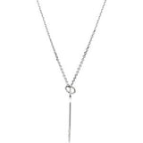14K Gold Round Natural Diamond Our Cause for Paws™ Dog Tag Necklace - White Gold - view 2