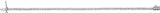 14K Gold Round Natural Diamond Line Bracelet – 1.5mm Stones - White Gold - view 2