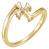 14K Gold Youth Cross Ring II