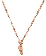 14K Gold Bar Necklace - Rose Gold - view 2