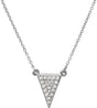 Platinum Triangle Necklace