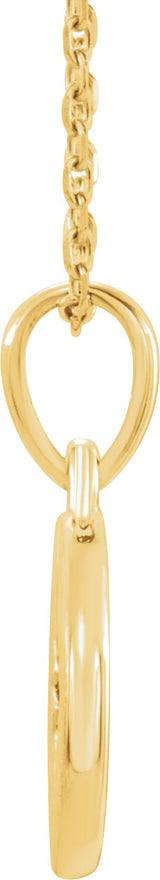 14K Gold Round Natural Diamond Accented Star Necklace – 0.01 CTW - Yellow Gold - view 2