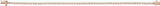 14K Gold Round Natural Diamond Line Bracelet – 1.5mm Stones - Rose Gold - view 3