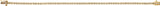 14K Gold Round Natural Diamond Line Bracelet – 1.5mm Stones - Yellow Gold - view 2
