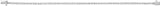 14K Gold Round Natural Diamond Line Bracelet – 1.5mm Stones - White Gold - view 4