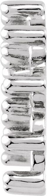 14K Gold Natural Diamond Halo-Style Earring Jackets XII - White Gold - view 2