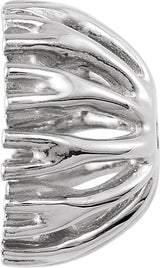 14K Gold Natural Diamond Halo-Style Earring Jackets XIX - White Gold - view 2