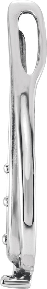 14K Gold Round Natural Diamond Freeform Pendant - Rose Gold - view 3