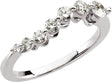 14K Gold Round Natural Diamond Journey Ring