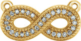 18K Gold Infinity-Inspired Necklace - Yellow Gold