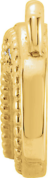 18K Gold Infinity-Inspired Necklace - Yellow Gold - view 2