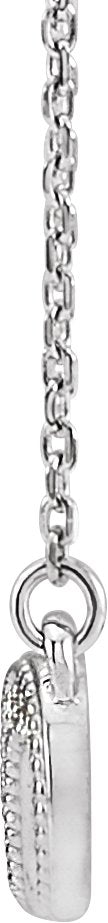 14K Gold Infinity-Inspired Necklace - White Gold - view 2
