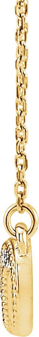 14K Gold Infinity-Inspired Necklace - Yellow Gold - view 2