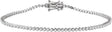 14K Gold Round Natural Diamond Line Bracelet – 1.3mm Stones
