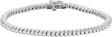 14K Gold Round Natural Diamond Line Bracelet VI
