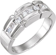 14K Gold Natural Diamond Accented Ring V
