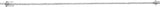 14K Gold Round Natural Diamond Line Bracelet – 1.3mm Stones - view 3