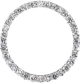 Platinum Circle Pendant