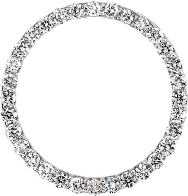 Platinum Circle Pendant