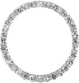 Platinum Circle Pendant