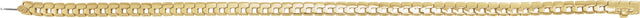 18K Gold Square Natural Diamond Accented Line Bracelet - Yellow Gold - view 4