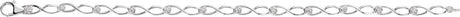 14K Gold Round Natural Diamond Accented Link Bracelet