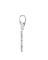 14K Gold Round Natural Diamond Fleur-de-lis Pendant - view 2