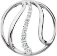 14K Gold Journey Pendant – 22.5x19.5mm - White Gold