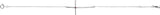 Platinum Round Natural Mozambique Garnet Accented Sideways Cross Bracelet - view 2