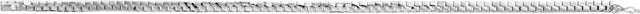 14K Gold Square Natural Diamond Line Bracelet – 2x2mm - White Gold - view 2