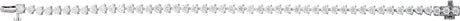 14K Gold Round Lab-Grown Diamond Line Bracelet – 4 3/4 CTW - White Gold