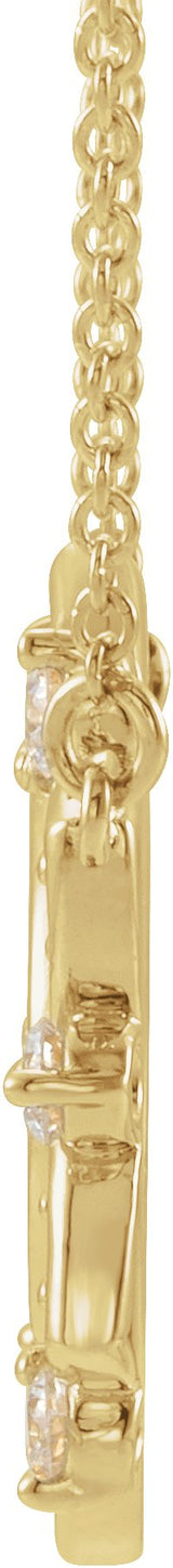 14K Gold Accented Necklace – 17.6x16.9mm - Yellow Gold - view 2