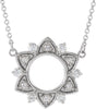 Platinum Accented Necklace