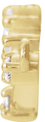 14K Gold Constellation Bar Necklace - Yellow Gold - view 2