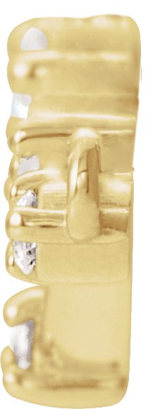 14K Gold Constellation Bar Necklace - Yellow Gold - view 2