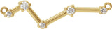 14K Gold Constellation Bar Necklace - Yellow Gold