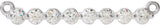 Platinum Round Lab-Grown Diamond Accented Bar Necklace – 1/5 CTW