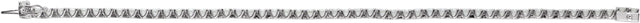 14K Gold Round Natural Diamond Line Bracelet – 1.9-2.9mm Stones - White Gold - view 4