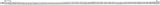 14K Gold Round Natural Diamond Bezel-Set Line Bracelet – 1.35-2.2mm Stones - White Gold - view 3