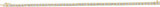 14K Gold Round Natural Diamond Line Bracelet – 1.9-2.9mm Stones - Yellow Gold - view 3