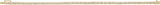 14K Gold Round Natural Diamond Bezel-Set Line Bracelet – 1.35-2.2mm Stones - Yellow Gold - view 3