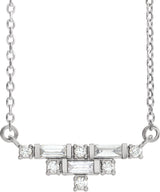 Platinum Art Deco Necklace