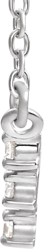 Platinum Art Deco Necklace - view 2