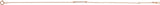 14K Gold Round Natural Diamond Accented Bar Bracelet – 12.7x2.3mm - Rose Gold - view 2