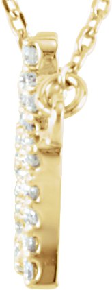 14K Gold Crown Necklace - Yellow Gold - view 2