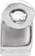 Platinum Three-Stone Bar Necklace - view 2