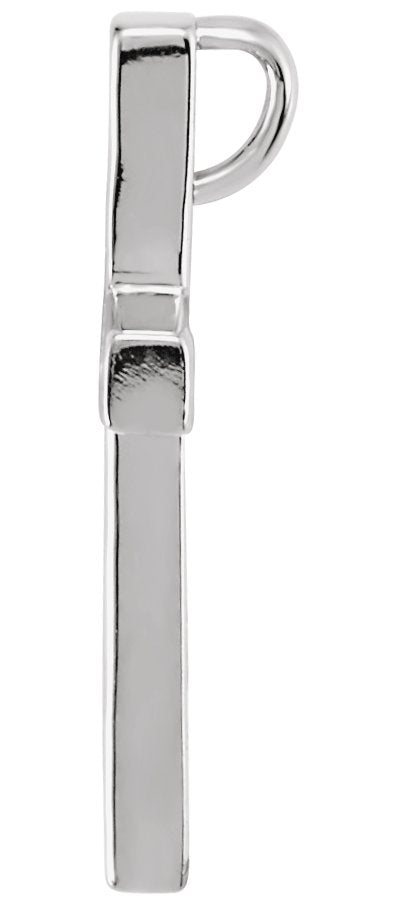 Platinum Cross Pendant - view 2